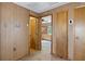 Home hallway with multiple doors leading to other rooms at 8812 Camp Ln, Hudson, FL 34667