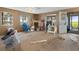 Living room with hardwood floors and a fireplace at 8812 Camp Ln, Hudson, FL 34667