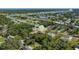 Aerial view showing home's location in a residential neighborhood at 12233 Pitcairn St, Brooksville, FL 34613