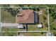 Bird's eye view showcasing home and large backyard at 12233 Pitcairn St, Brooksville, FL 34613