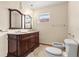 Double vanity bathroom with granite countertop at 6310 Garland Ct, New Port Richey, FL 34652