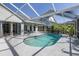 Inviting screened pool with ample deck space at 10412 Ventura Dr, Spring Hill, FL 34608