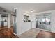 Kitchen with pass-through to outdoor patio and pool area at 3423 Umber Rd, Holiday, FL 34691