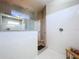 Double shower with subway tile and a walk-in closet at 14512 Balloch Dr, Hudson, FL 34667