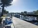 Private dock with swing overlooking canal, perfect for boating enthusiasts at 4412 Floramar Ter, New Port Richey, FL 34652