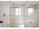 Clean bathroom with tub and shower at 6704 Hickorywood Ln # 2B, New Port Richey, FL 34653