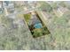 Bird's-eye view of the property, showing house and backyard at 3018 Greynolds Ave, Spring Hill, FL 34608