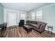 Living room with hardwood floors and neutral decor at 2321 W La Salle St, Tampa, FL 33607