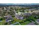 Aerial view showing the house's location within a residential neighborhood at 13517 Hunters Point St, Spring Hill, FL 34609