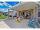 Spacious screened patio, great for entertaining at 13517 Hunters Point St, Spring Hill, FL 34609