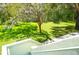 Ground level access to a lush green backyard at 1775 Cupecoy Cir # O4, Lutz, FL 33558