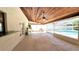 Spacious screened patio overlooking the pool area at 6206 Soaring Ave, Temple Terrace, FL 33617