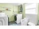 Convenient laundry room with washer, dryer, and extra storage at 10316 Amadeus Dr, Port Richey, FL 34668