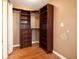 Large walk-in closet with shelving and drawers at 15473 Darien Way, Clearwater, FL 33764