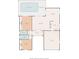 Floor plan showing a 2 bed, 2 bath home with pool at 7310 Rockwood Dr, Port Richey, FL 34668