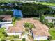 Aerial view of condo community near a lake at 7719 Cosme Dr # 1, Hudson, FL 34667