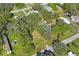 Aerial view of property showing home and lot size at 9305 Kiowa Dr, New Port Richey, FL 34654