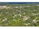 Aerial perspective highlighting the property's setting within a residential area at 9305 Kiowa Dr, New Port Richey, FL 34654