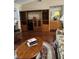 Living room with built-in shelving and hardwood floors at 7486 Heather Walk Dr # 31, Weeki Wachee, FL 34613