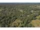 Aerial view showcasing a large wooded area at 13080 Old Crystal River Rd, Brooksville, FL 34601
