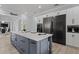 Gourmet kitchen with an island, stainless steel appliances, and an open layout at 14485 Switch Back Rd, Brooksville, FL 34609