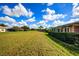 Private backyard with lush landscaping and green space at 20743 Nectarine Pl, Land O Lakes, FL 34637