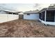 Fenced backyard offering privacy and space at 6417 Sutherland Ave, New Port Richey, FL 34653