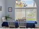Bright dining room featuring a table and chairs, with large window at 8231 Coral Creek Loop, Hudson, FL 34667