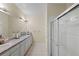 Bathroom features a double vanity and a large shower at 1931 Sassafras Dr, Wesley Chapel, FL 33543