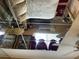 Mirrored ceiling reflecting the bedroom below at 20857 Haulover Cv # B-13, Lutz, FL 33558