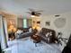 Spacious living room with two sofas and a coffee table at 427 Windrush Bay Dr # 427, Tarpon Springs, FL 34689