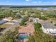 Aerial view showcasing the home's location and neighborhood at 6450 Trade Ct, Spring Hill, FL 34606
