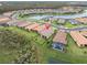 Aerial view of house location in upscale community by the lake at 10693 Calluna Dr, Odessa, FL 33556
