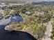 Neighborhood view of homes near waterfront at 203 S Spring Blvd, Tarpon Springs, FL 34689