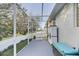 Screened patio with storage and lounge chairs at 2533 Wood Pointe Dr, Holiday, FL 34691