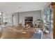 Spacious living room with hardwood floors and plenty of natural light at 2533 Wood Pointe Dr, Holiday, FL 34691