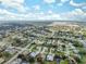 Aerial view of a residential community, highlighting the layout of the neighborhood at 3527 Conifer Loop, Spring Hill, FL 34609