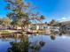 Waterfront community with several homes and private docks at 6176 Island Dr, Weeki Wachee, FL 34607