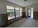 Under renovation sunroom with water views at 6176 Island Dr, Weeki Wachee, FL 34607
