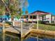 Waterfront home with private dock and backyard at 6176 Island Dr, Weeki Wachee, FL 34607