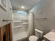 Newly remodeled bathroom with shower at 6176 Island Dr, Weeki Wachee, FL 34607