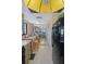 Kitchen with island and view to living room and water at 4620 Bay Blvd # 1148, Port Richey, FL 34668