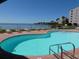 Community swimming pool with water views at 4620 Bay Blvd # 1148, Port Richey, FL 34668