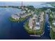 Aerial view of the community, highlighting its waterfront location and amenities at 4620 Bay Blvd # 1148, Port Richey, FL 34668