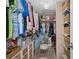 Large walk-in closet with ample shelving and storage at 8141 Aquila St # 347, Port Richey, FL 34668