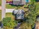 Aerial view of the property, showcasing its location and landscaping at 8412 Dunnellon Rd, Weeki Wachee, FL 34613