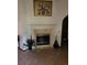 Classic fireplace featuring tile surround and hearth with decorative mantle at 12266 Birch St, Brooksville, FL 34613