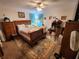 Cozy bedroom with a double bed and built-in shelving at 12266 Birch St, Brooksville, FL 34613