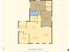 Floor plan showing a spacious layout with multiple bedrooms, bathrooms, and living areas at 3452 Umber Rd, Holiday, FL 34691