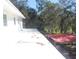 Exterior showcasing the roof, windows, and surrounding trees at 8700 Ross Ln, New Port Richey, FL 34654
